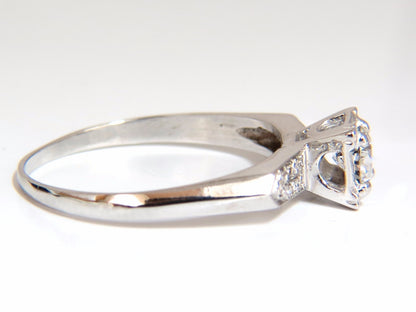 .55ct natural round diamonds vintage raised deck ring 14kt *v