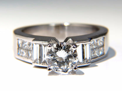 GIA Certified 1.02ct & 1.10ct natural round diamond ring e/vs2 18kt*v