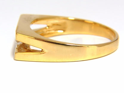 .75ct Mens Diamond Ring 14kt Channel *v