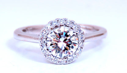 GIA Certified .81ct Natural Round Diamond solitaire ring G/Vs2 *v