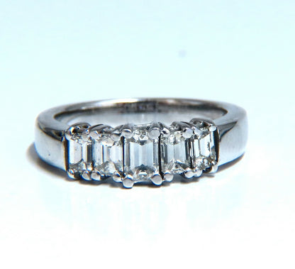 1ct Natural Diamond Baguette Ring 14kt H/Vs *v