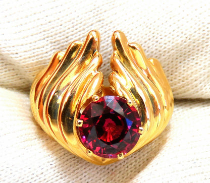 2.02ct Natural Tourmaline Solitaire Ring 14kt Eagle Wing Wrap *v