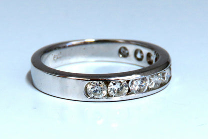 .70ct Natural Round Cut Diamonds Channel Band 14kt Gold  4MM *v
