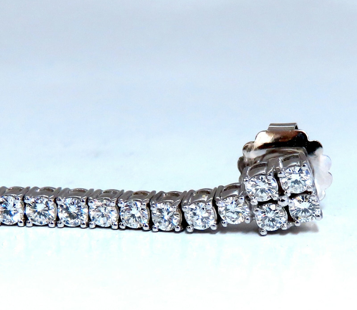 GIA Certified 62.22ct Natural Aquamarine Diamonds Earrings 18Kt Platinum *v