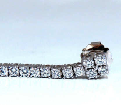 GIA Certified 62.22ct Natural Aquamarine Diamonds Earrings 18Kt Platinum *v