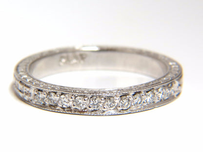.36ct diamond platinum band Edwardian deco *v
