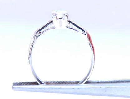 Petite Natural Diamond Engagement Ring 14kt Gold 12547 *v