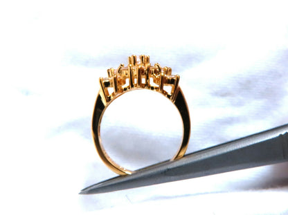 .80ct Natural Diamonds Cluster Ring 14kt gold *v