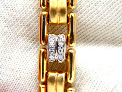 .80ct Natural Masculine Mod Durable Hinged Bracelet 14 Karat *v
