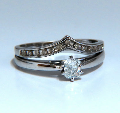 .60ct Natural Cushion Cut Diamond Ring Vintage 18kt gold *v