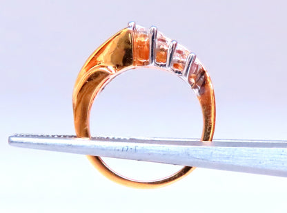1.55ct Natural Diamonds Bypass Style Band 14kt 12474 *v