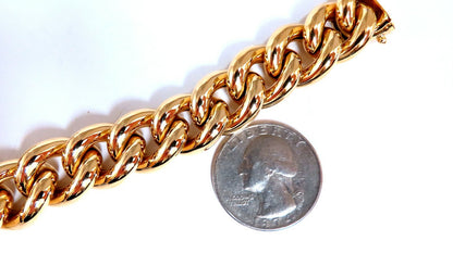 Cuban Link Necklace 14kt 113Grams 24inch 15.4mm  *v