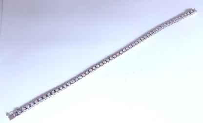 2.40ct natural round diamonds bracelet 14kt gold 12467 *v