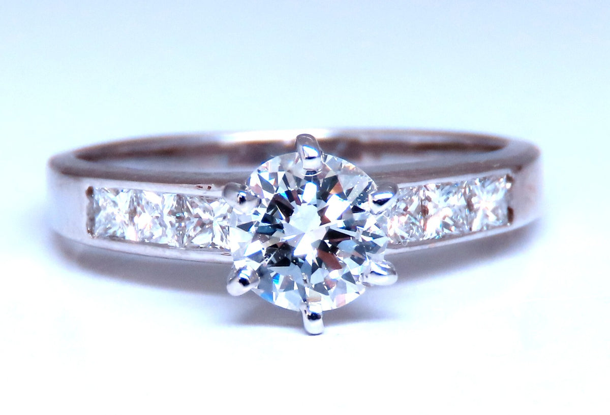 GIA Certified .58ct Natural Round Diamond solitaire ring G/Vs1 *v