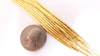Rustic Nine Stranded 18kt Gold Bracelet 55 Grams 7.5 inch *v