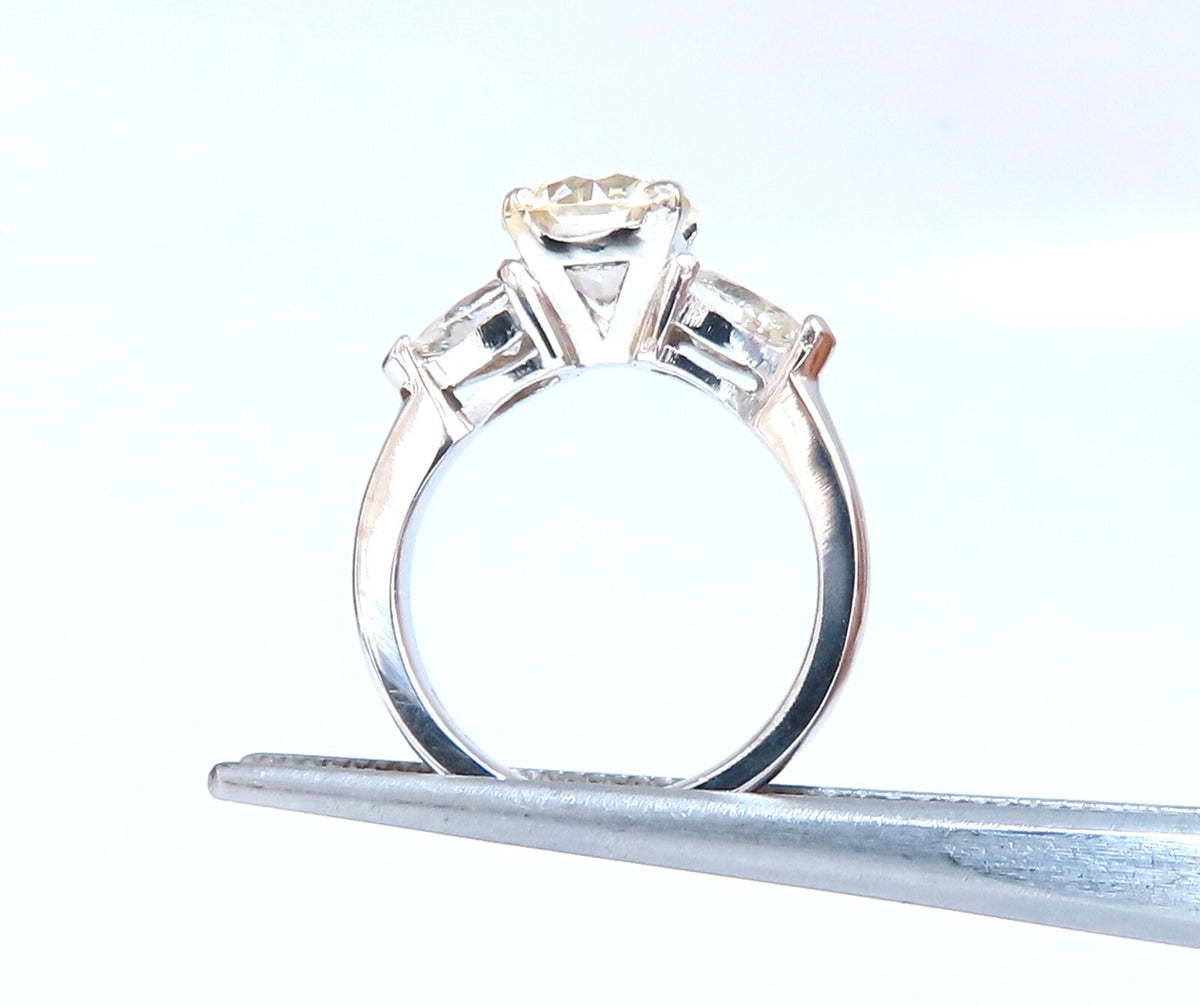 GIA Certified 1.91ct Natural European Cut Diamond Ring 14kt *v