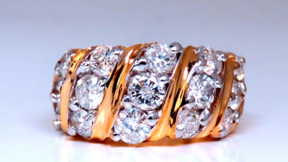 1.60ct Natural Round Diamonds Slant 14kt Gold 12422 *v
