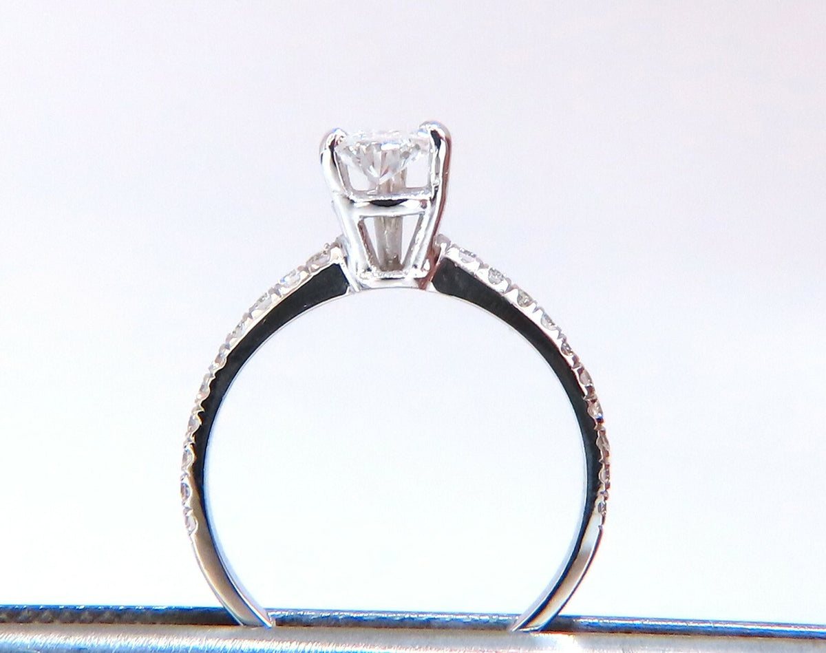 GIA Certified .54ct Natural Pear Shaped Diamond Ring 14kt *v