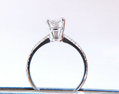 GIA Certified .54ct Natural Pear Shaped Diamond Ring 14kt *v
