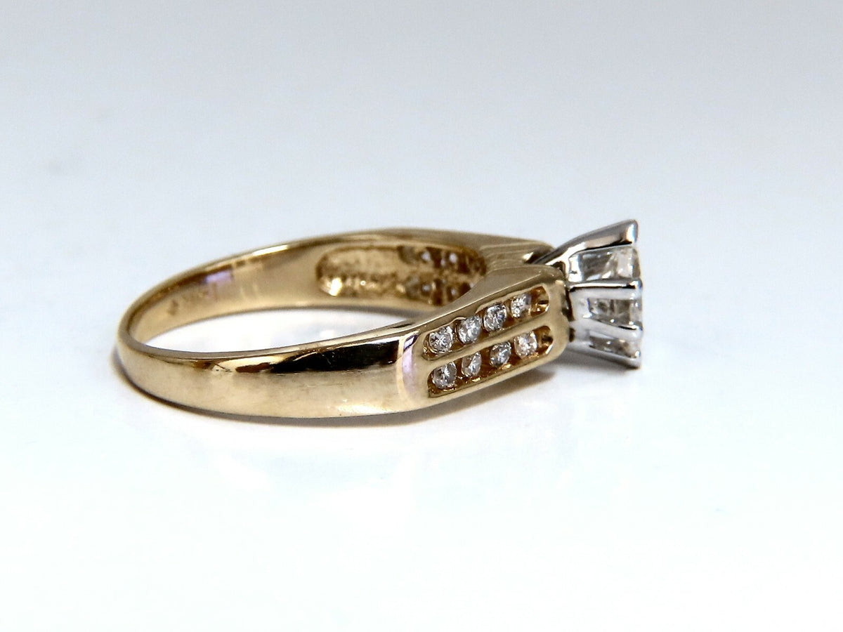 .50ct Marquise Natural Diamonds Cathedral Ring 14 Karat *v