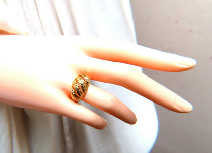 Dome Staggered 14kt Ring *v