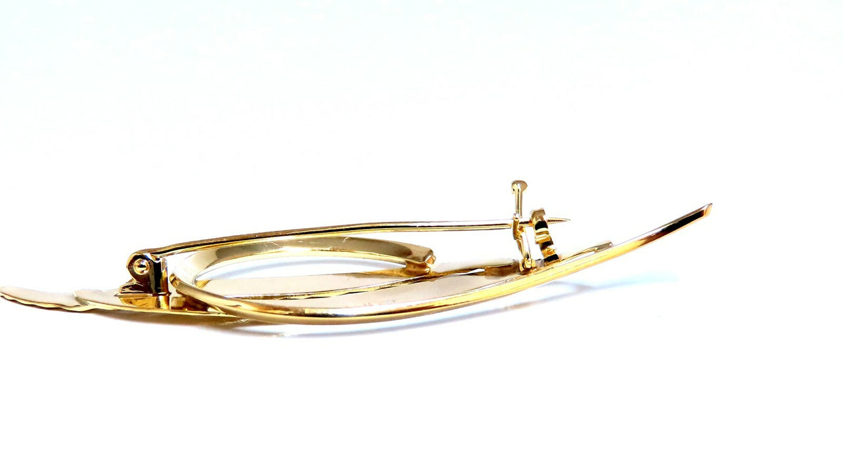 Leaf Pin 14kt *v