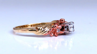 .22ct Natural Round Diamond Ring 14kt *v