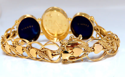 Virgin Mary Bracelet 14kt Gold 21 Grams France *v