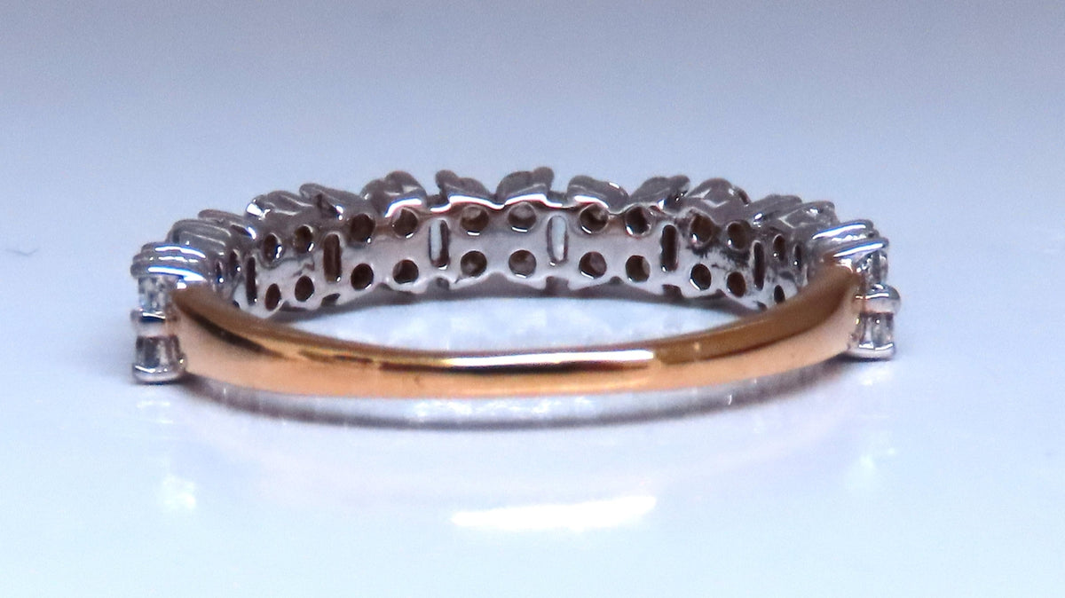 .75ct Natural Baguette & Round Diamonds Bank 18kt gold Flat 12290 *v