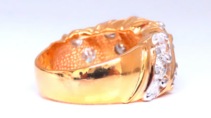 1.60ct Natural Round Diamonds Slant 14kt Gold 12422 *v