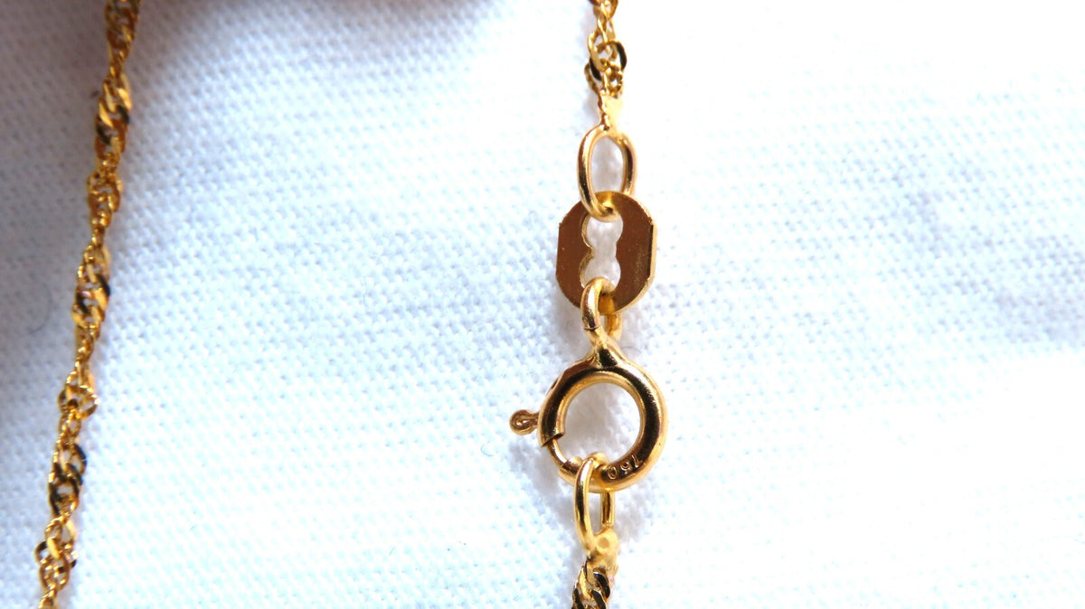 Rainbow Ray Beige Quartz Necklace 18kt 33mm *v