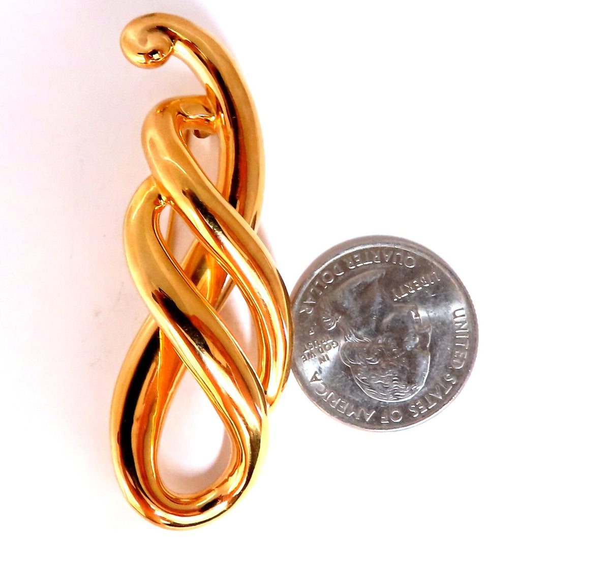 Curling Iconic Pin 14kt *v