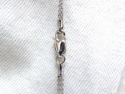 2.00ct Elongated diamonds wave zen necklace 18kt *v