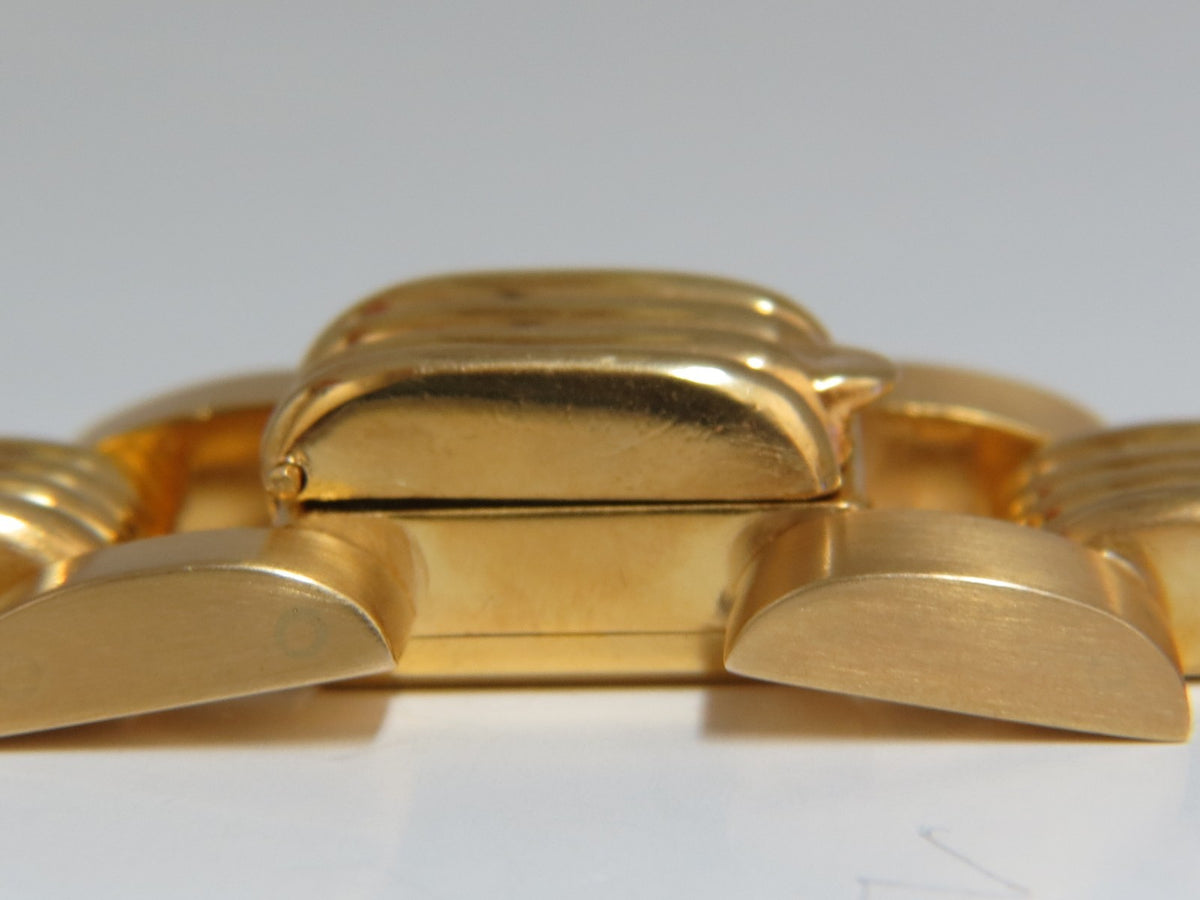 Estate LUVA 14kt gold watch ladies cuff bracelet *v