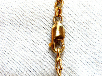 10.12ct Natural Sapphire Emerald & Diamonds Enamel Fish Pendant 18kt *v