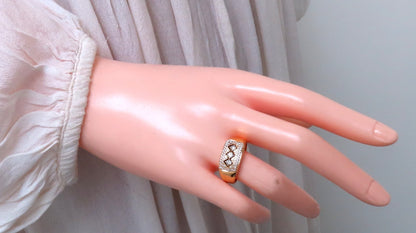 .60ct Natural round diamond mens ring 14kt gold pinky *v