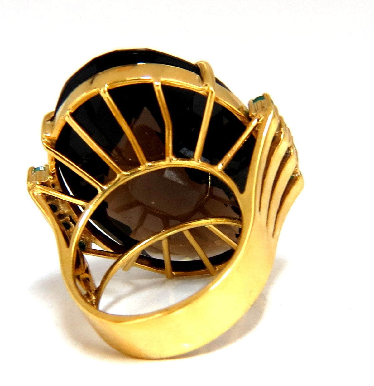 38.30ct Natural Oval Gypsy Topaz Ring 14kt gold *v