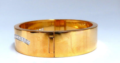 Natural Diamonds Lightning Initial N Z Bangle Bracelet 14kt *v