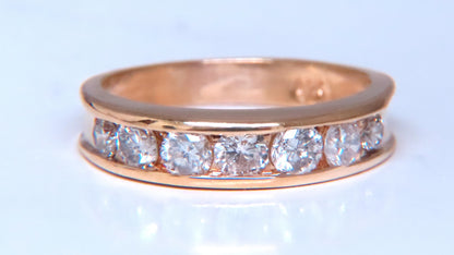 .70ct Natural Round Diamonds Accent Band Channel 14kt gold 12424 *v