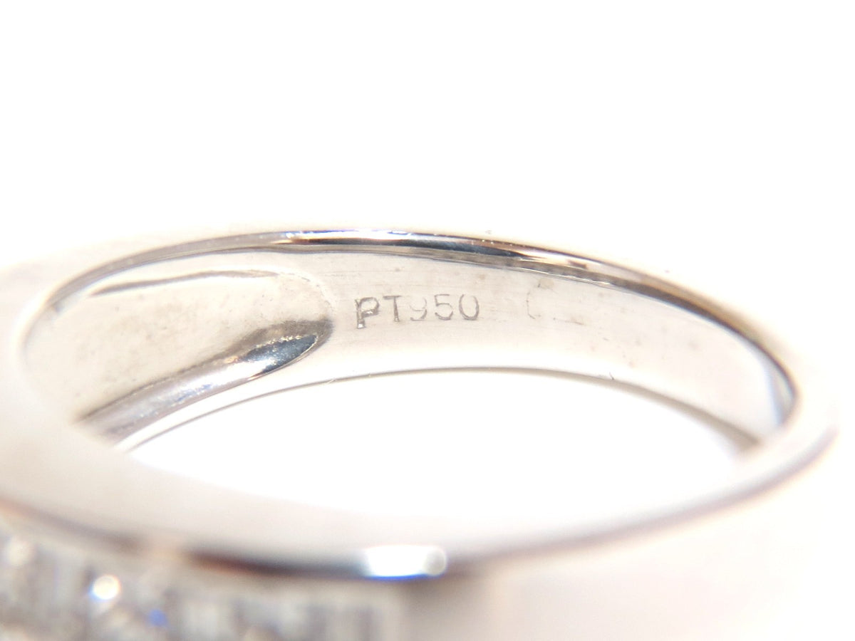 PLATINUM 2.00CT NATURAL DIAMONDS BAND G/VS BAGUETTE PRINCESS CHANNEL BRILLIANT*v
