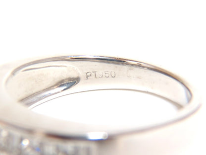 PLATINUM 2.00CT NATURAL DIAMONDS BAND G/VS BAGUETTE PRINCESS CHANNEL BRILLIANT*v