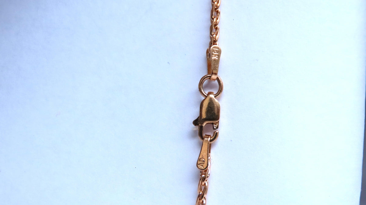 85ct Natural Citrine Amethyst Peridot Garnet Dangle Necklace 14kt 12403 *v
