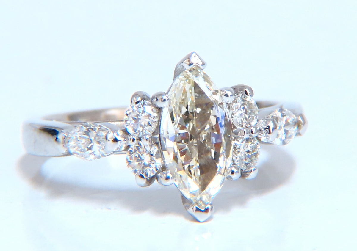 GIA Certified .72ct Natural Marquise Diamond 14kt *v