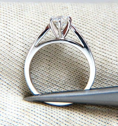 .50ct Natural Round Cut Diamond Ring H/VS 14kt gold *v