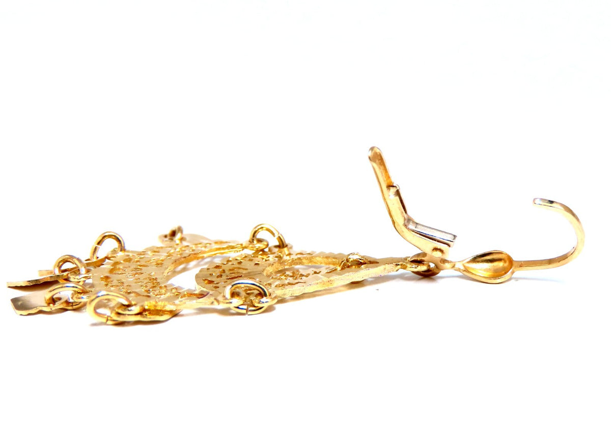 Bohemian Deco 14kt Gold Earrings 14kt *v