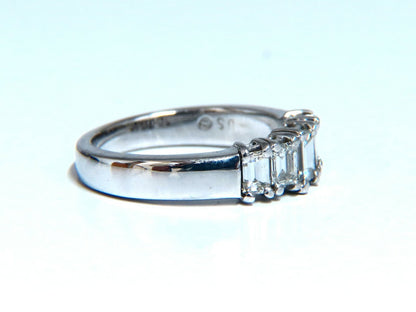 1ct Natural Diamond Baguette Ring 14kt H/Vs *v