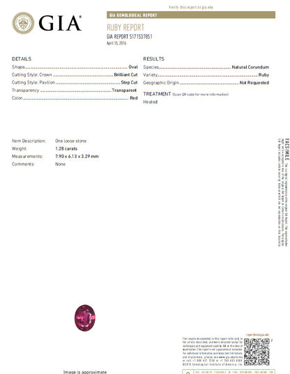 18.96ct GIA Certified natural red ruby diamond dangle earrings 18kt *v