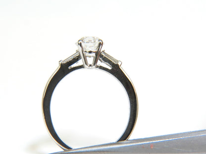 GIA CERTIFIED 1.01CT EUROPEAN CUT NATURAL DIAMOND RING F/VS2 PLATINUM *v
