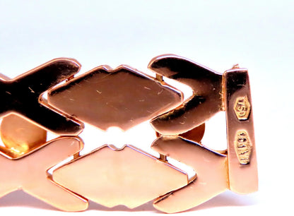 Retro Cosmopolitan Wide Cuff Bracelet 14kt Gold 12451 *v
