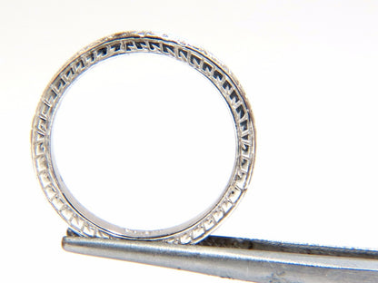 .36ct diamond platinum band Edwardian deco *v